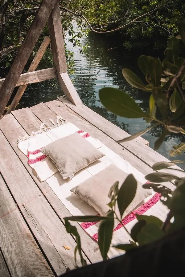 Luxury tent Uman Glamping & Cenote Tulum Hotel Mexico